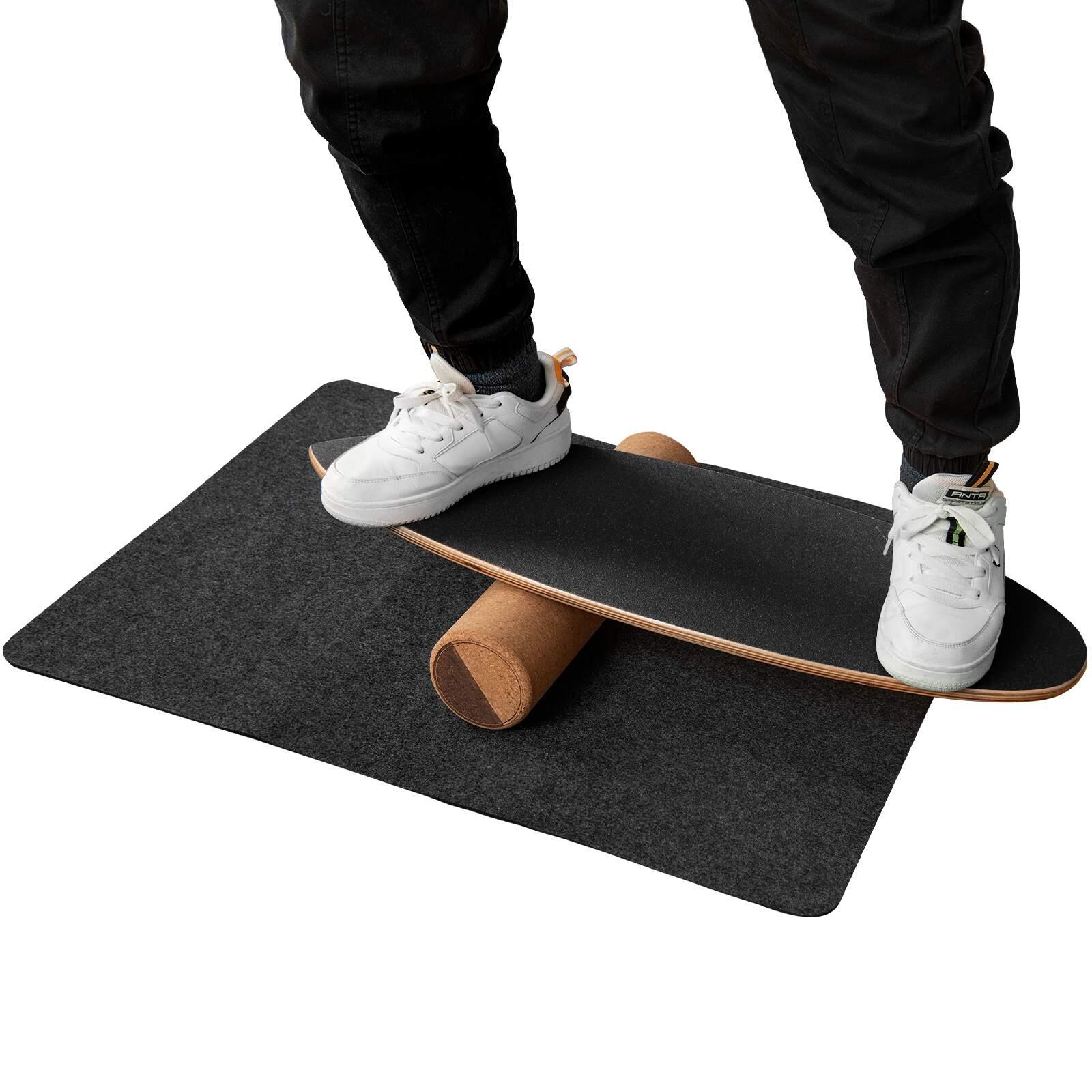 3 in 1 Wooden Balance Board Trainer with Roller Blanket