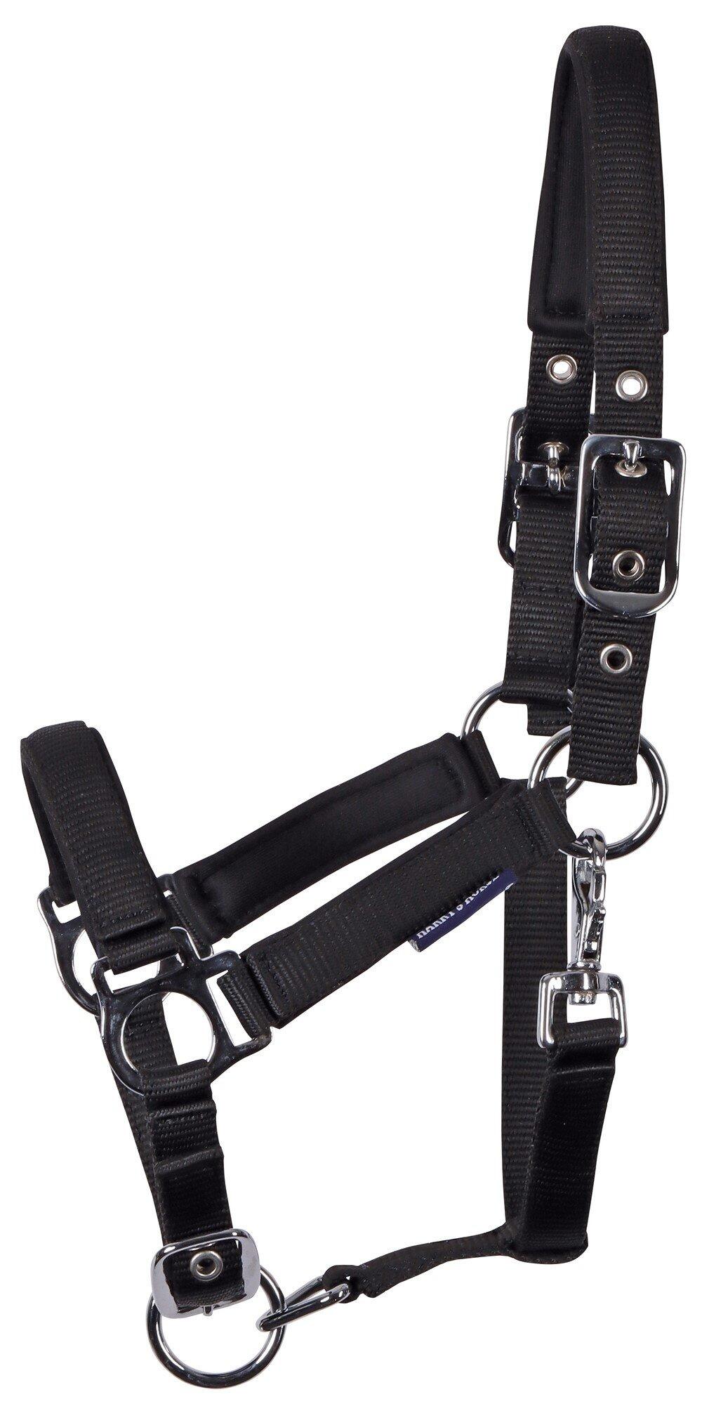 Harry's Horse Veulenhalster Padded - Zwart 1/2