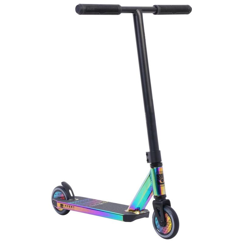 Trottinette Freestyle pour les 8-12 ans, Neo Chrome et Noir