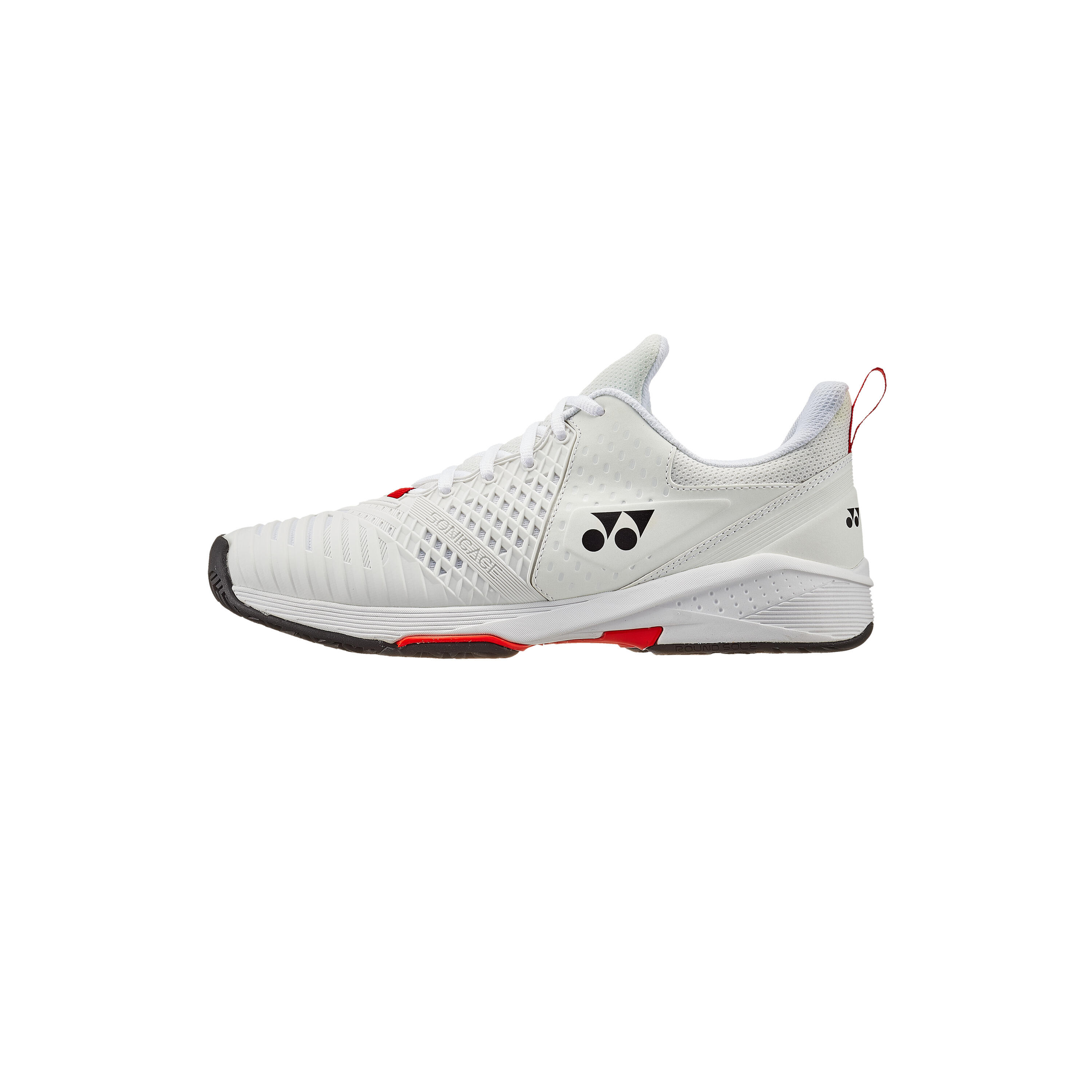 Yonex - Chaussures Indoor Yonex Power Cushion Sonicage 3 - Chaussures De Sport - Blanc|rouge - 42 - Decathlon