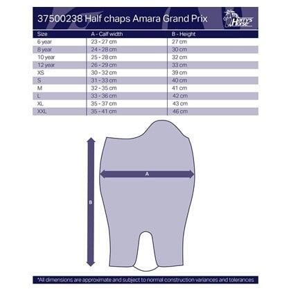 Harry's Horse Chaps Amara Grand Prix - Zwart 2/3