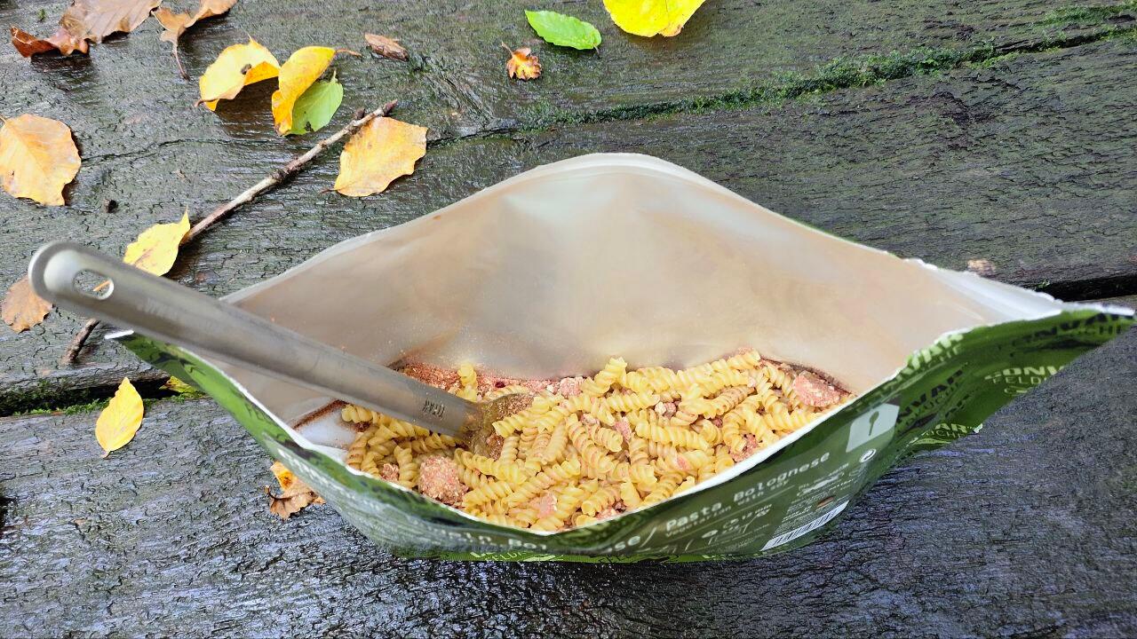 CONVAR™ Feldküche Nudeln Bolognese (150g) Trekkingnahrung 2/6