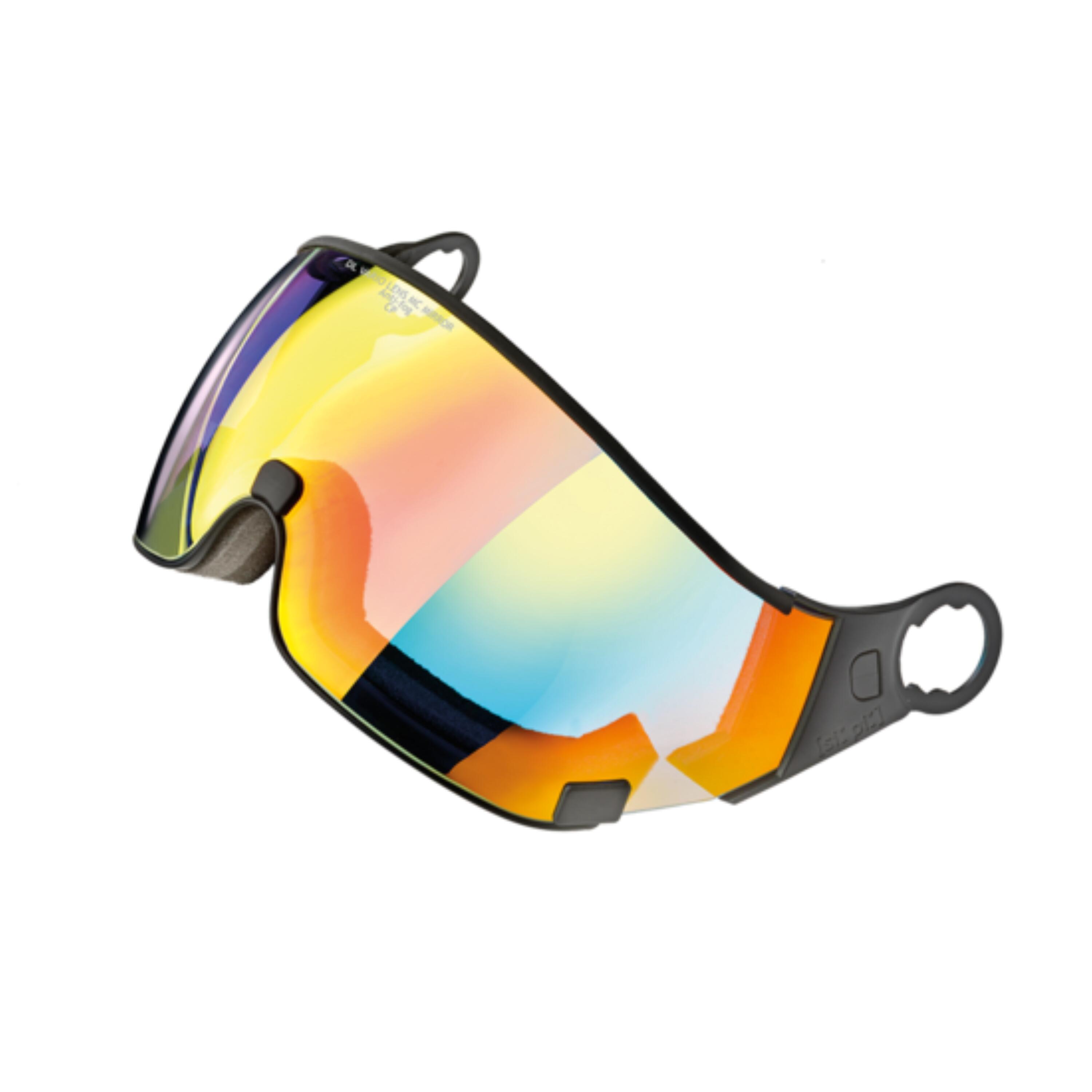 CARACHILLO Visier CP 27 Skihelm Snowboardhelm Erwachsene brown soft touch Unisex 2/3