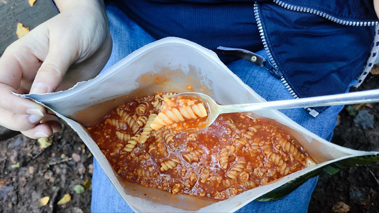CONVAR™ Feldküche Nudeln Bolognese (150g) Trekkingnahrung 5/6