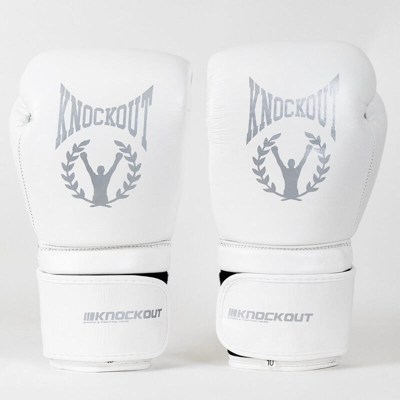 Manusi Box Knockout Pro3 14OZ / Alb