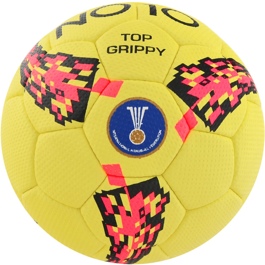 Bola de andebol NO10 Top Grippy I amarela 2/3