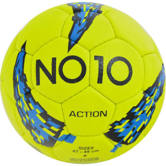 Ballon de handball NO10 Action taille 0 jaune