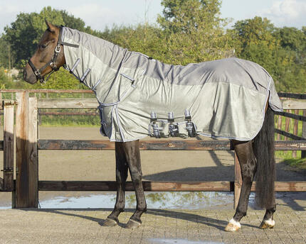Combo de couvertures anti-mouches QHP - Gris