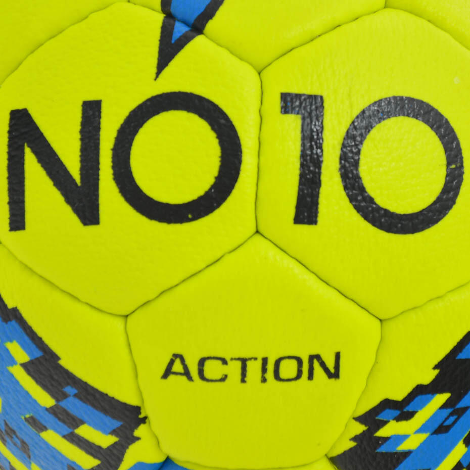 Bola de andebol NO10 Action mini tamanho 0 amarela 2/3