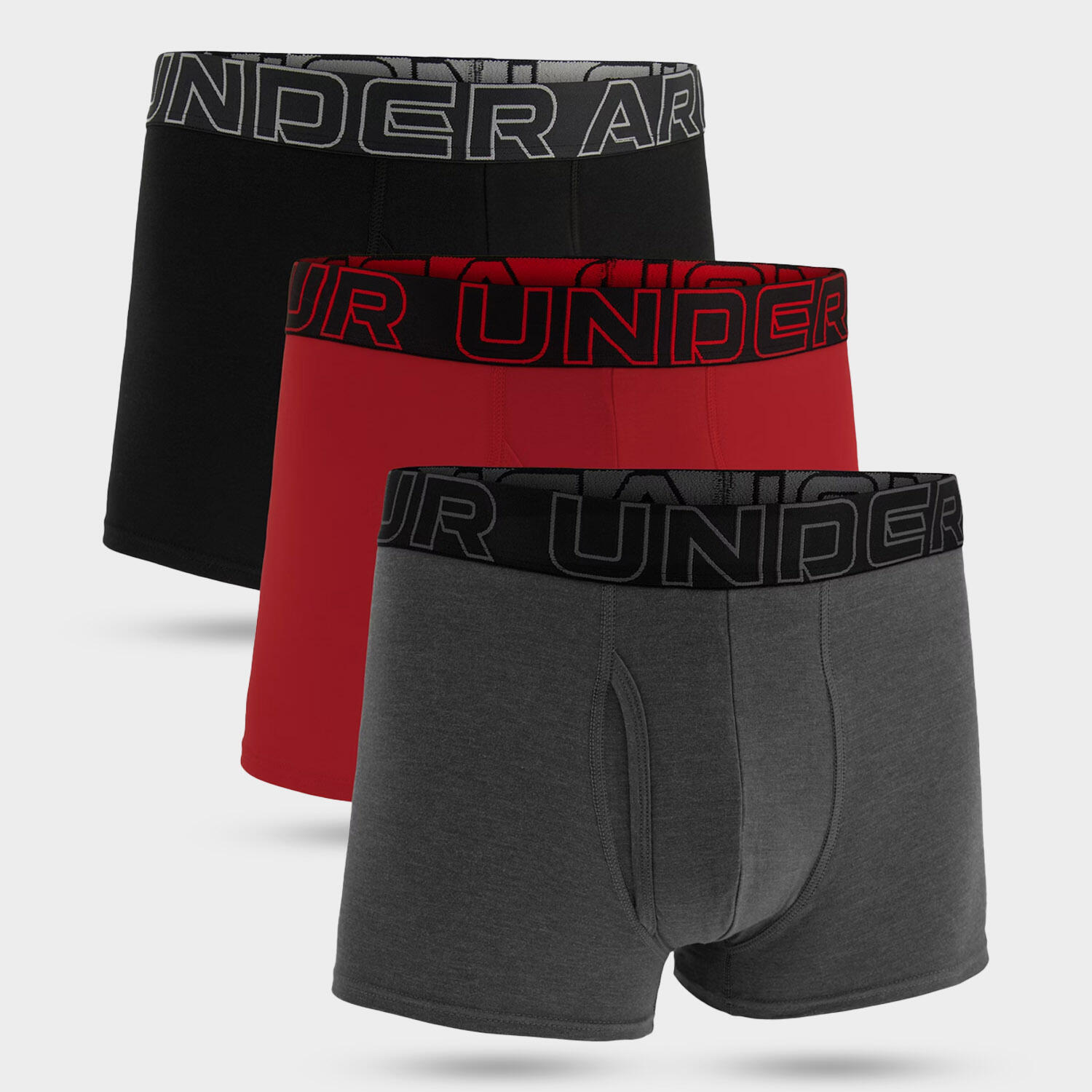 Under Armour Herren Boxershorts COTTON-SOLID 8 cm 3 Pack UUSHJ083 2/11