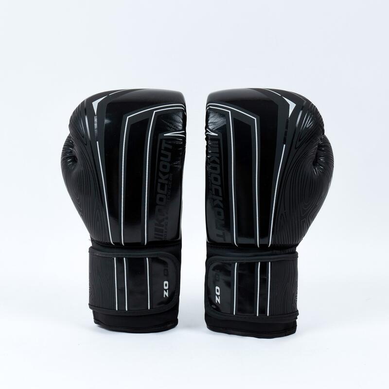 Manusi Box Knockout Fusion 8 oz / Negru/Alb
