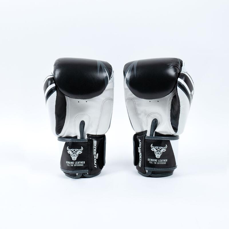 Manusi Box Knockout Pro Sparring 2.0 16OZ / Negru/Alb