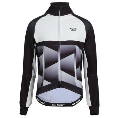 Cub cold fietsjack zwart/wit