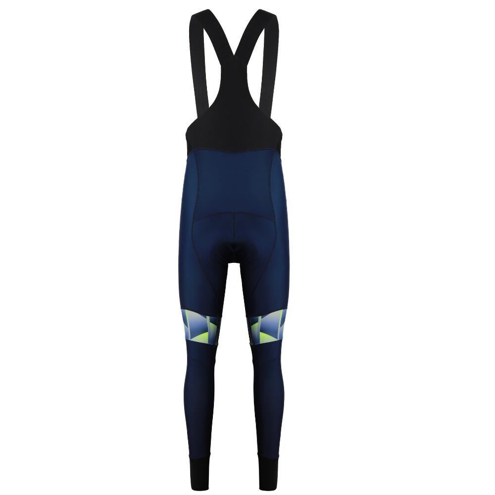 Mallas largas de ciclismo CUB COLD AZUL/amarillo 2/7