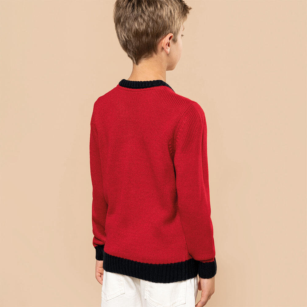 Kersttrui Met Rendieren Voor Kinderen 2/7