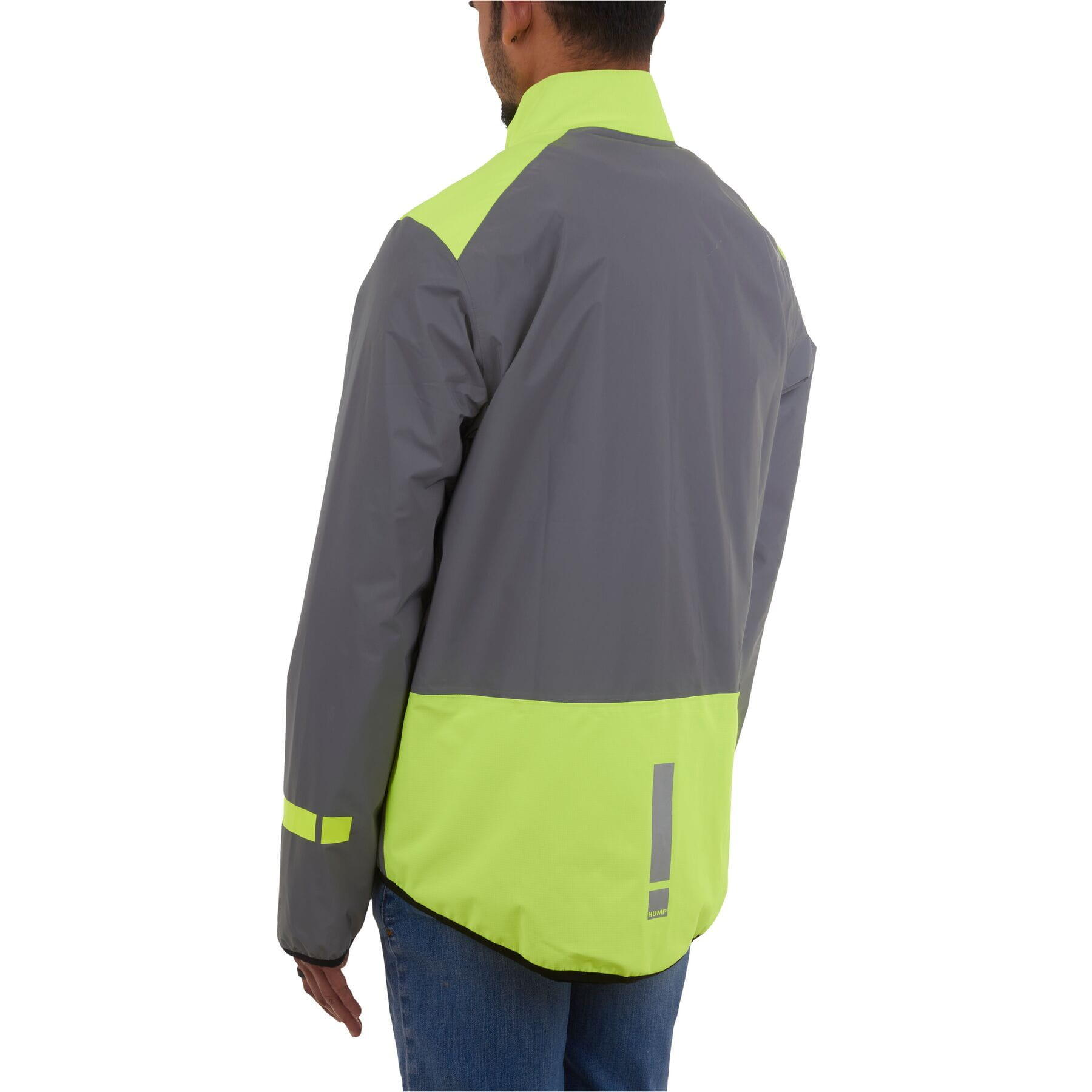 Hump Men's Ultra Reflect Waterproof Jacket - Reflect / Hi-Viz Yellow 3/4