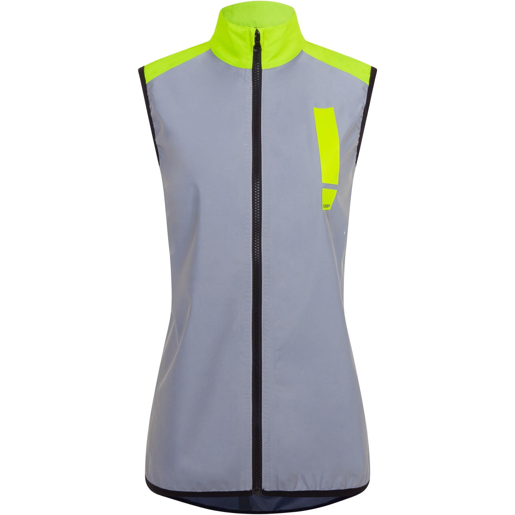 HUMP Hump Women's Ultra Reflect Gilet - Silver Reflect / Hi-Viz Yellow