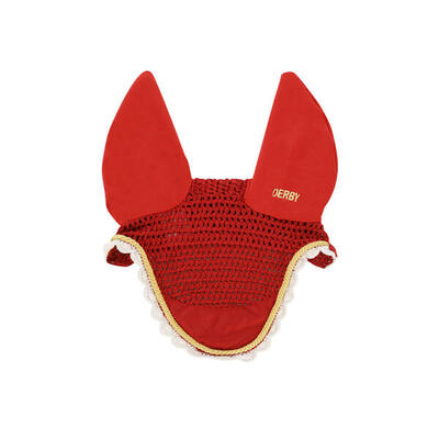 Cuffietta da pony in cotone con cordoncino