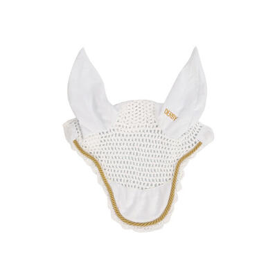 Cuffietta da pony in cotone con cordoncino