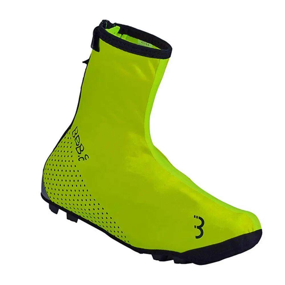 Fahrrad-Überschuhe Winter - WaterFlex - Wasserbeständig - Neon Gelb - 5 - 15 °C 2/8