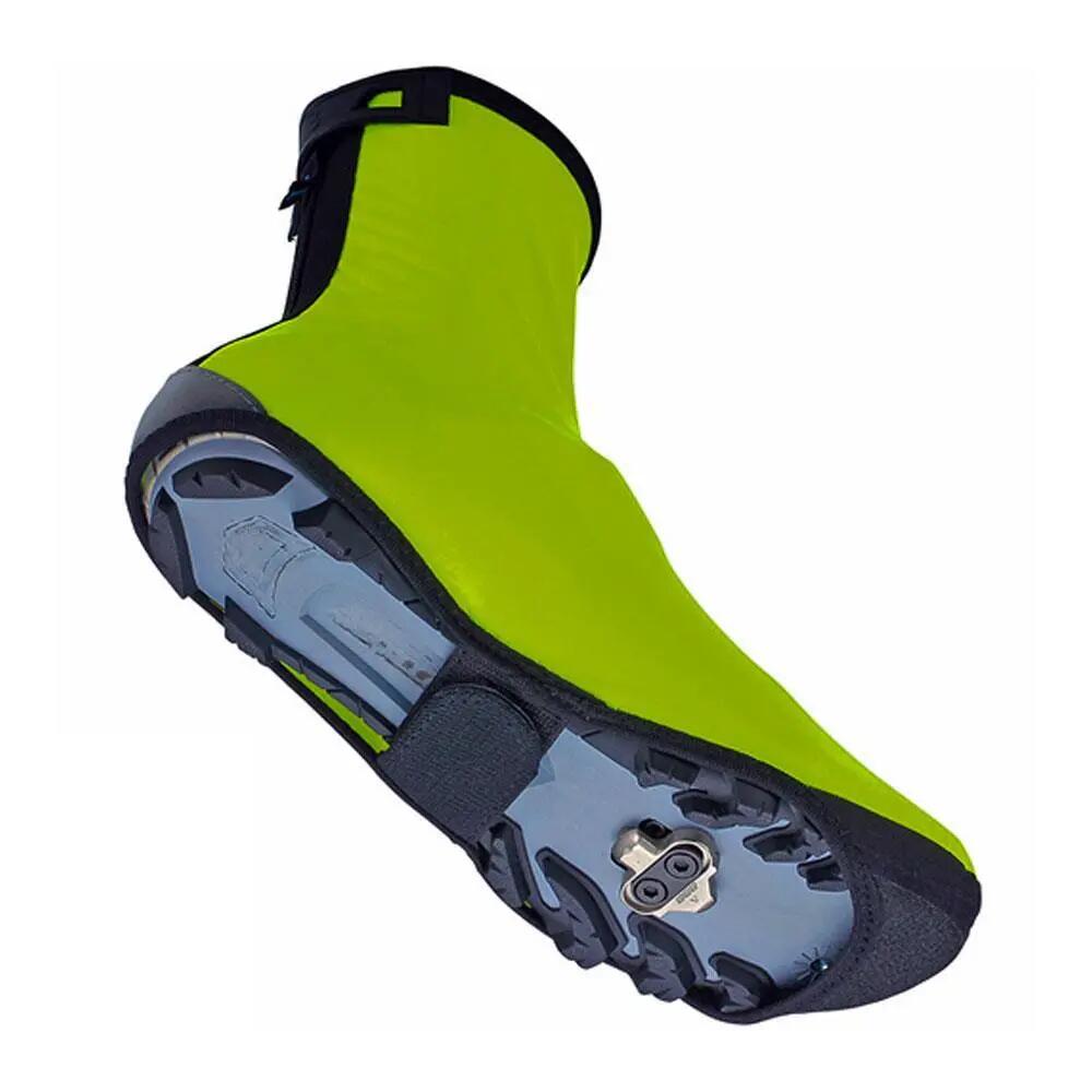Fahrrad-Überschuhe Winter - WaterFlex - Wasserbeständig - Neon Gelb - 5 - 15 °C 3/8