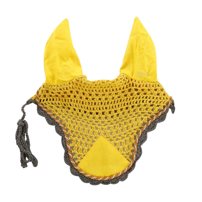 Bonnet cheval en coton avec cordon