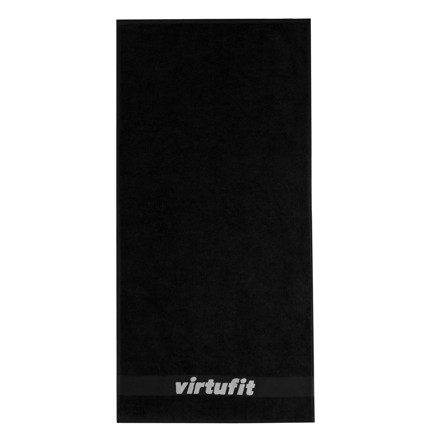 VIRTUFIT Handdoek - 100 x 50 cm - Zwart
