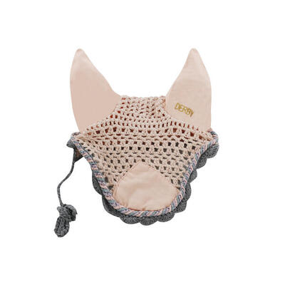 Cuffietta da pony in cotone con cordoncino