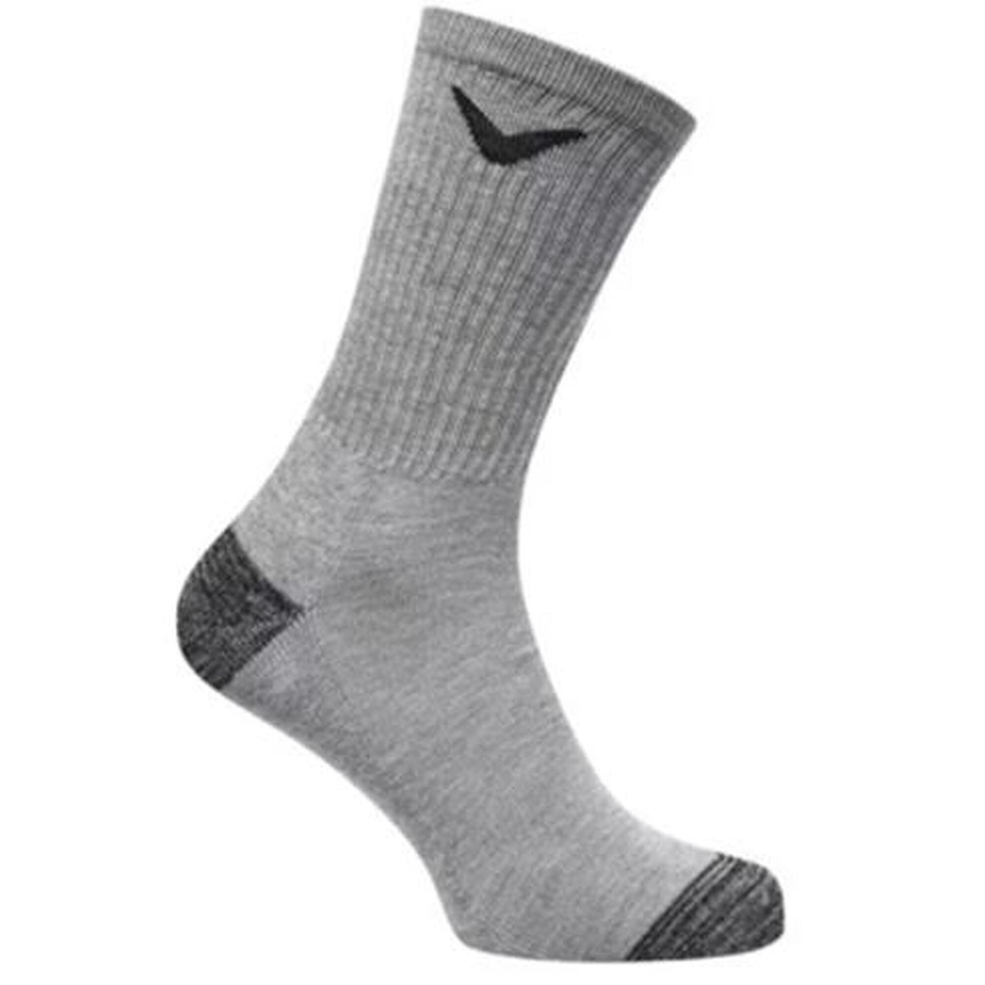 Chaussette Hommes Callaway Tour Cotton Crew, Gris/Noir