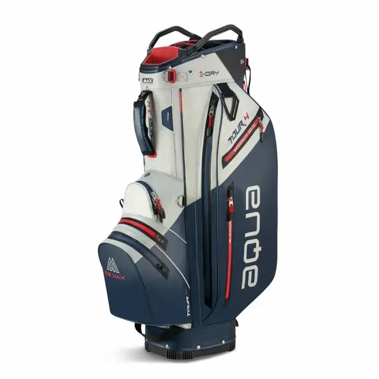 Aqua Tour 4 Cart Bag White/Navy