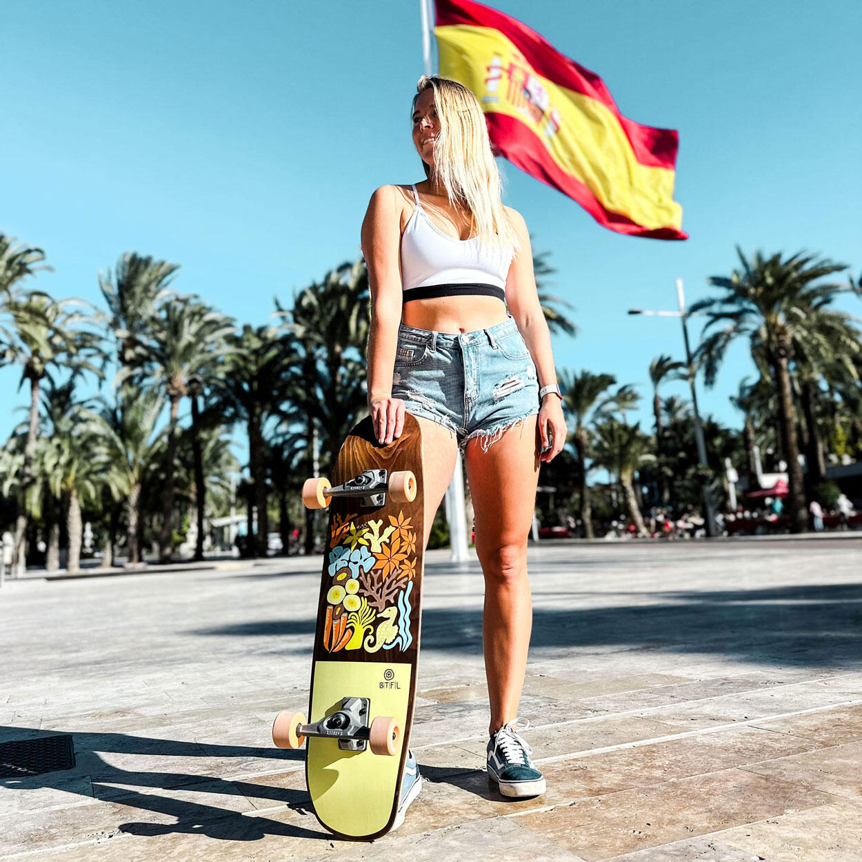 BTFL Surfskate KELLY Komplettboard - 33" x 9" - G*Truck Surfskate Achse 4/5
