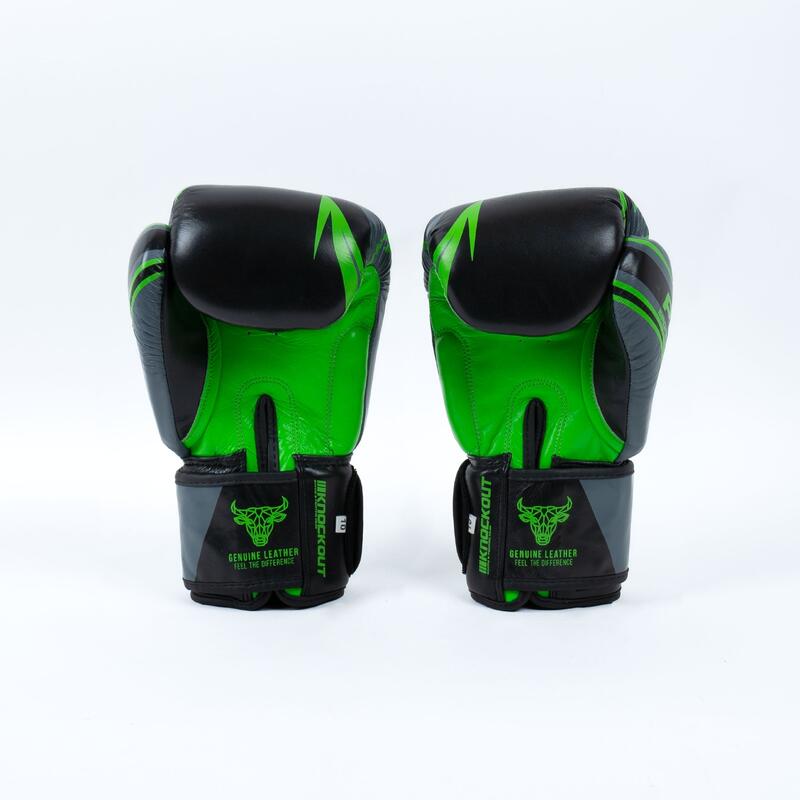 Manusi Box Knockout Pro Sparring 2.0 FX 10OZ / Negru/Verde