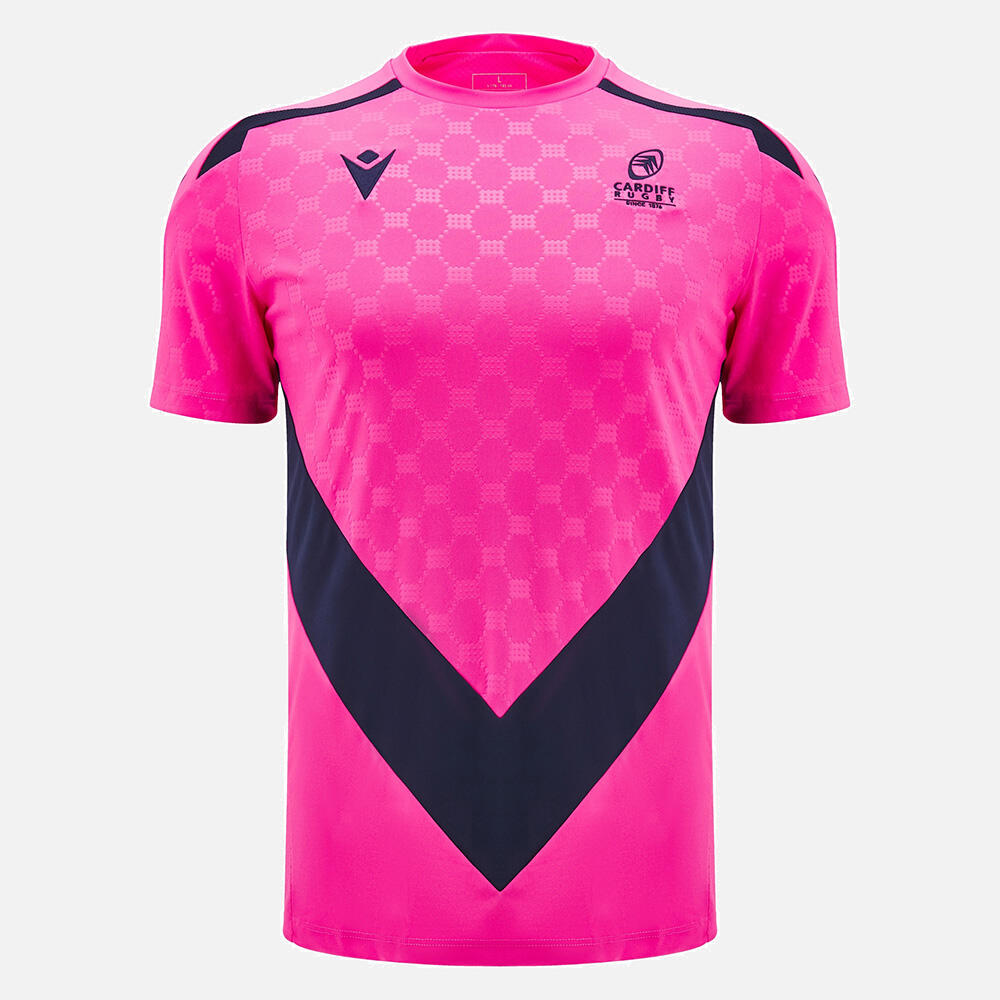 MACRON Trainingsshirt Cardiff Rugby 24/25 Roze