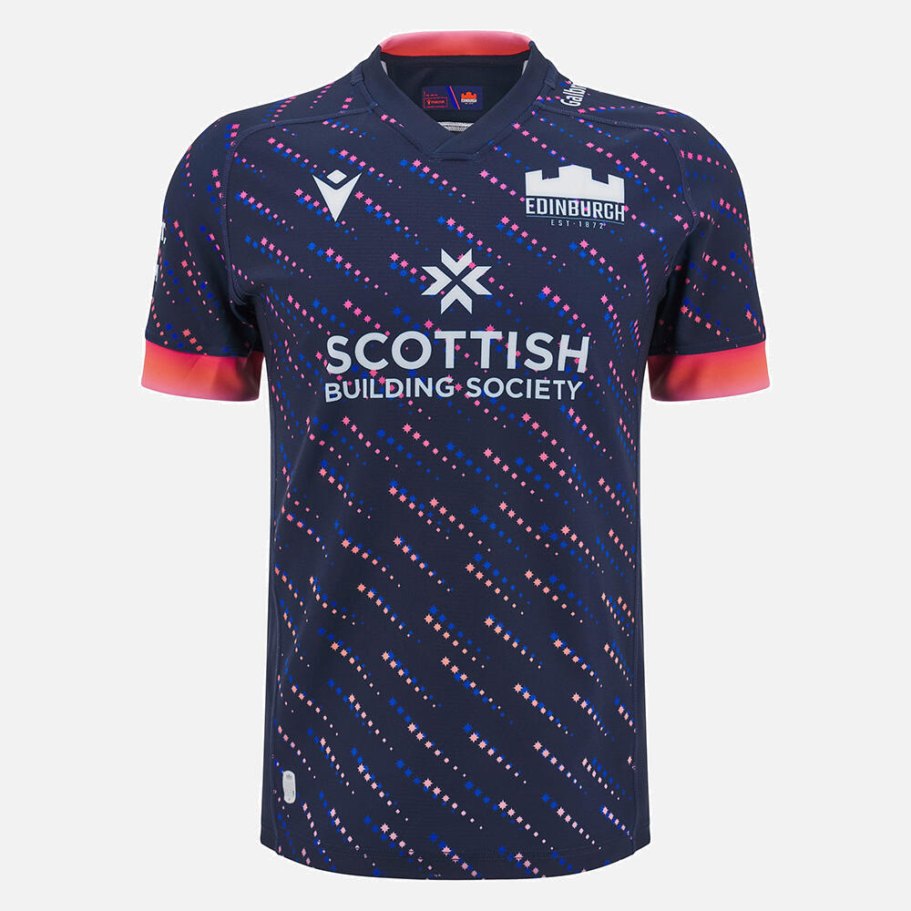 MACRON Opwarmshirt Edinburgh Rugby 24/25 Vuurwerk