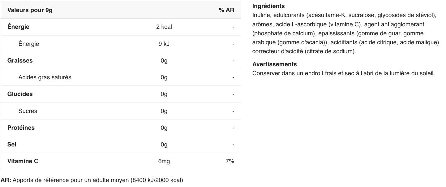 Boissons à diluer - BOLERO® - Cannelle 2/2