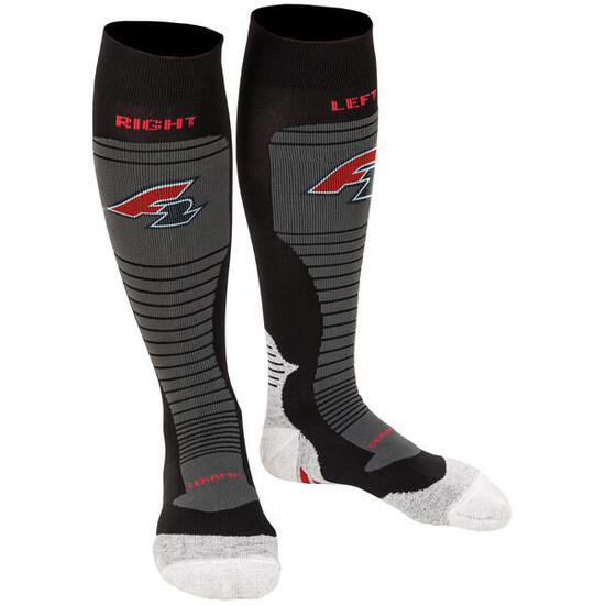 F2 Snowboard Strümpfe Socks - Eliminator 44/45 Schwarz 2024/25