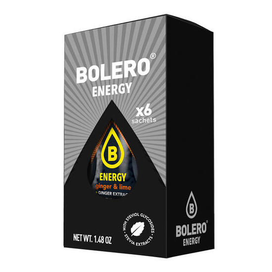 Boissons à diluer - BOLERO® Energy - Gingembre et Citron Vert