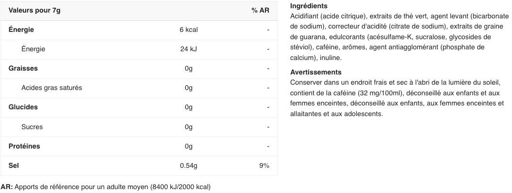 Boissons à diluer - BOLERO® Energy - Thé Glacé à la Pêche 2/3