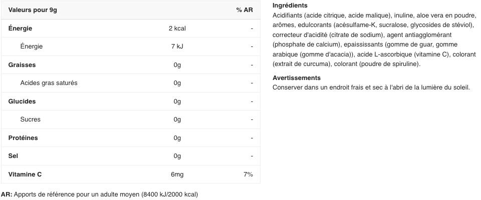 Boissons à diluer - BOLERO® - Aloe Vera Original 2/3