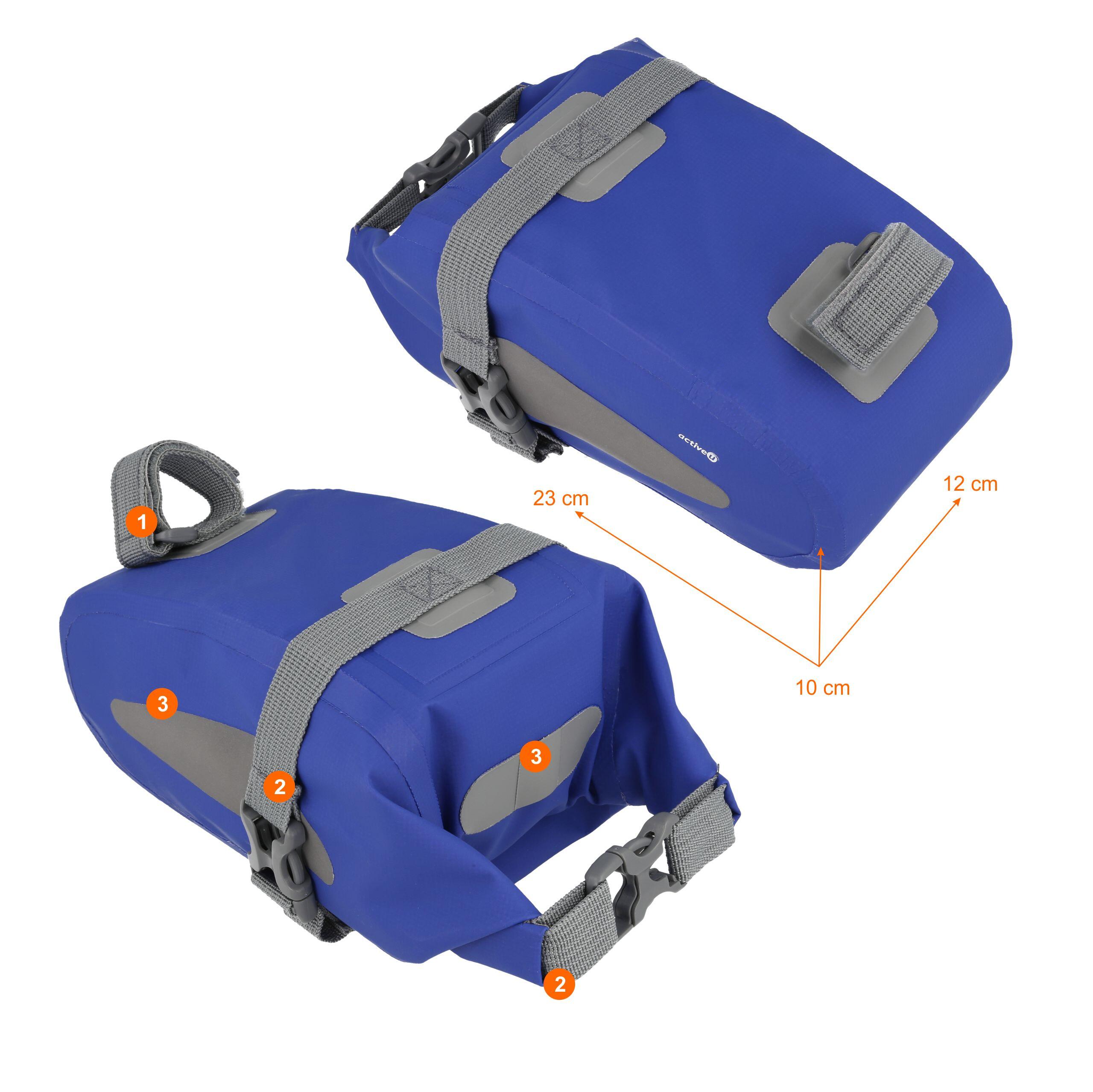 Sakwa rowerowa pod siodło Activeu szczelna 2 L 4/4
