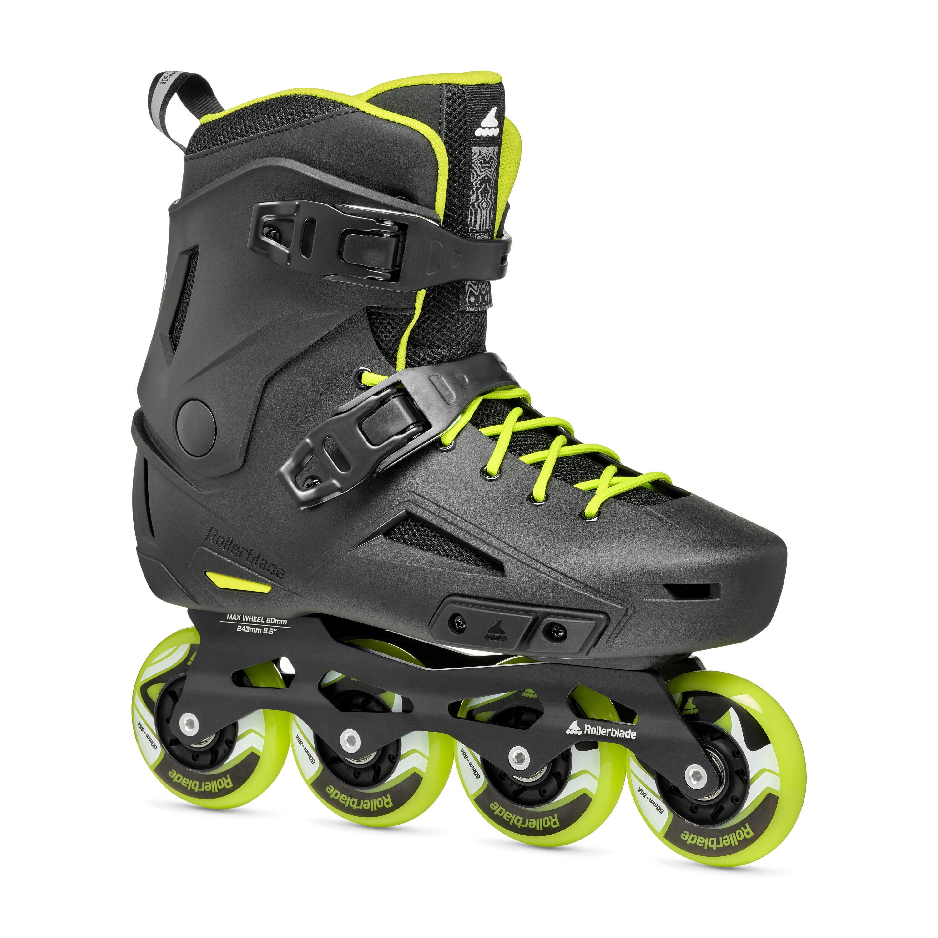 Rollerblade - Lightning Roller En Ligne Freestyle Homme - Rollers En Ligne - Noir - 43 - Decathlon