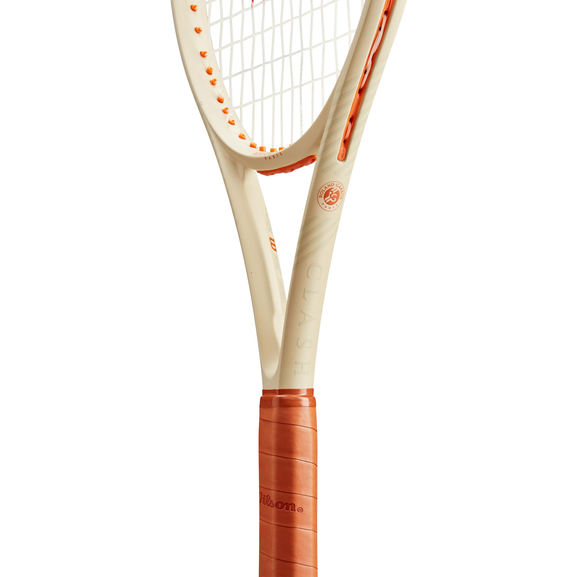 Wilson ROLAND GARROS CLASH 2022モデル Wilson x Roland-Garros Clash 100 V3 Racquets - Ecru | Roland