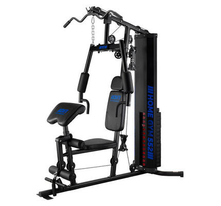 ION Fitness Home Gym Multistation, tour à plaques 70 kg, poulie haute et basse