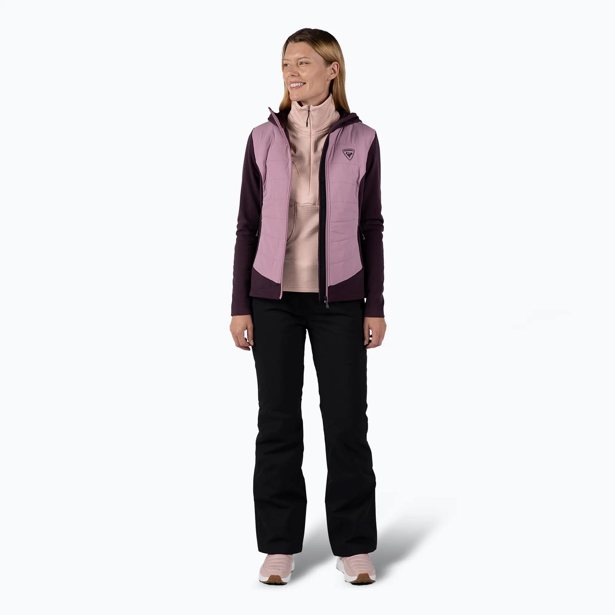Bluza Rossignol W Blackside Fleece HZ różowa 2/6