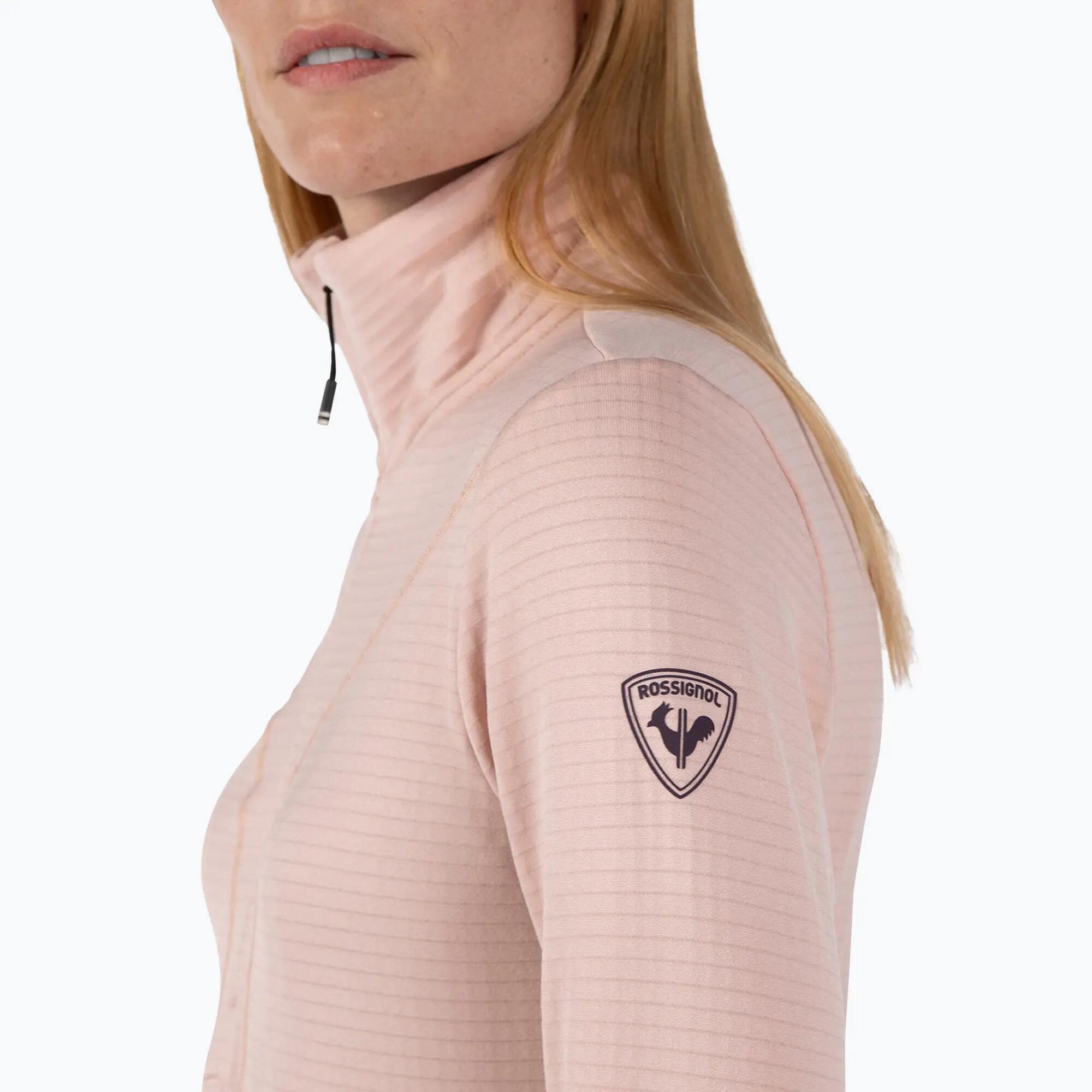 Bluza Rossignol W Blackside Fleece HZ różowa 5/6