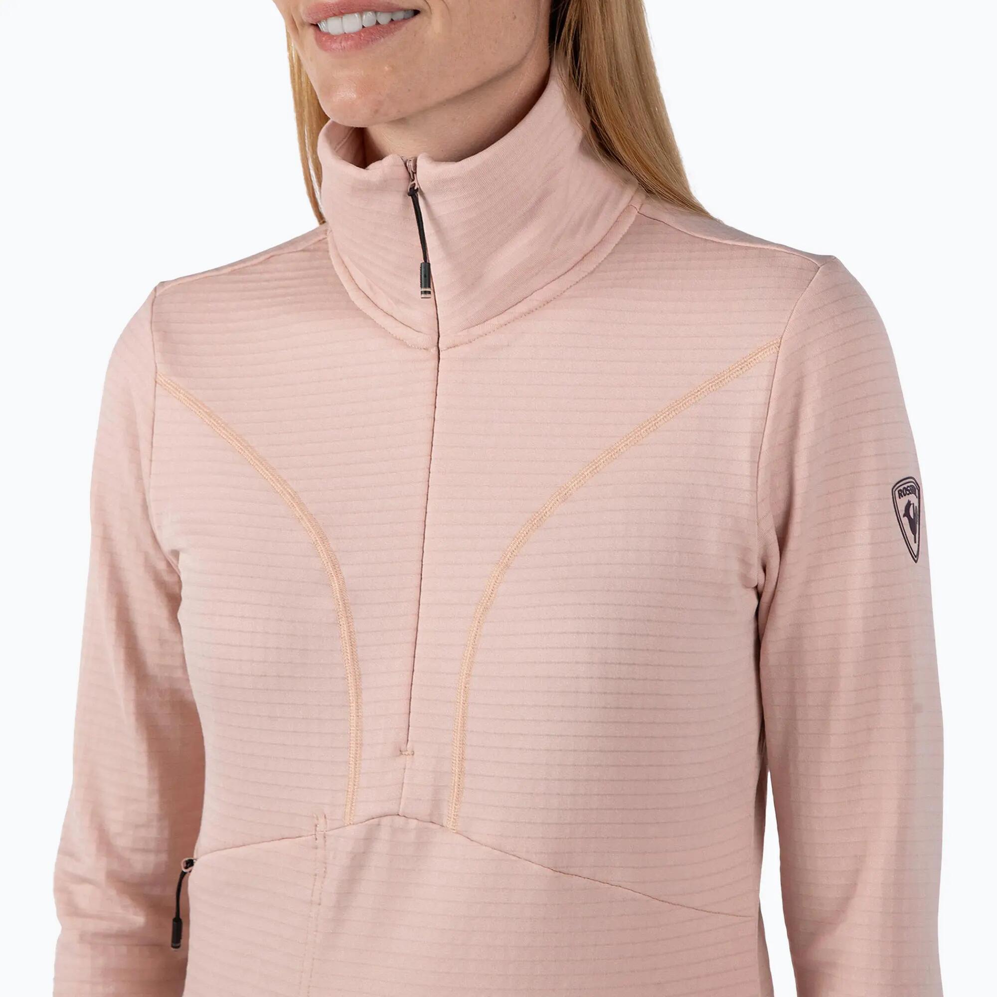 Bluza Rossignol W Blackside Fleece HZ różowa 4/6