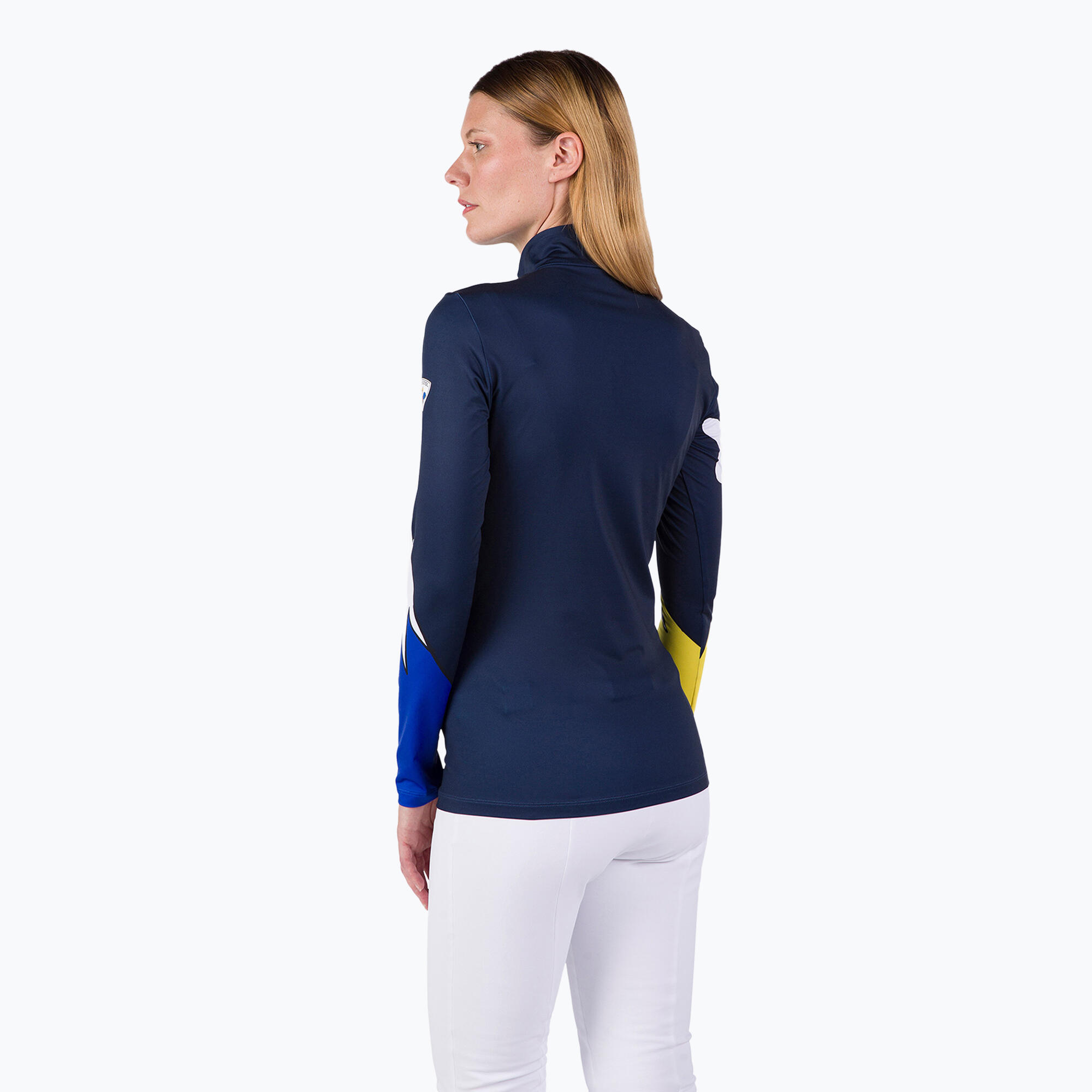 Bluza narciarska damska Rossignol Booster 1/2 Zip Top 3/5