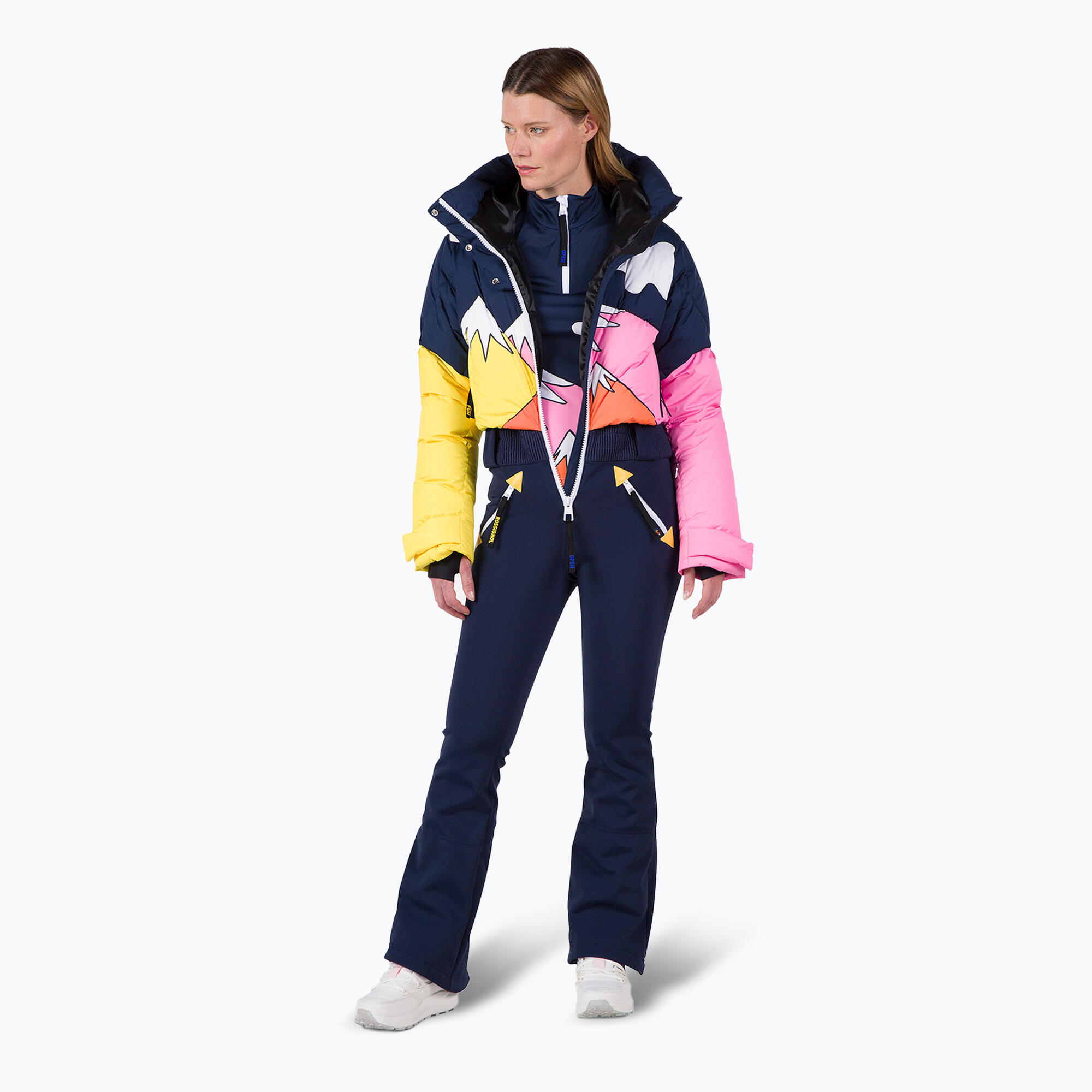 Bluza narciarska damska Rossignol Booster 1/2 Zip Top 2/5