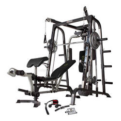 Machine Smith multistation Deluxe MD-9010G, système de poulie