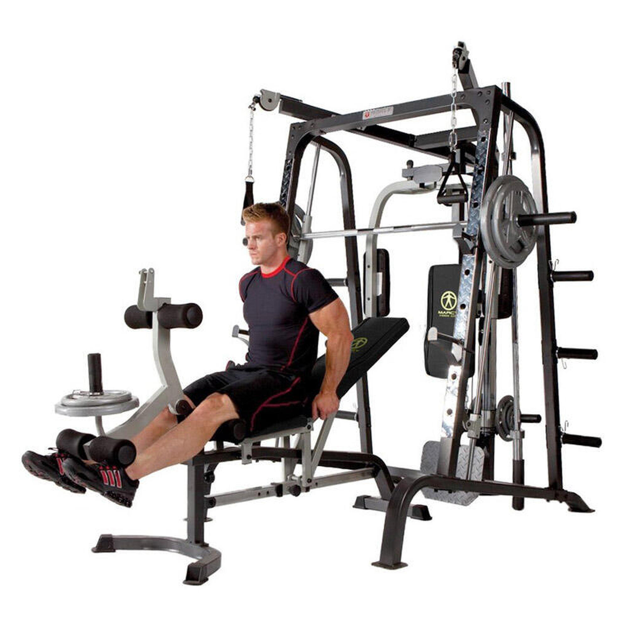 Machine multistation - musculation acier - MD9010G noir